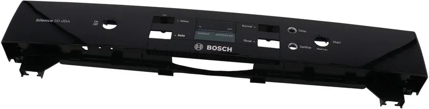 Bosch Dishwasher Facia Panel Part 00770781 -Black