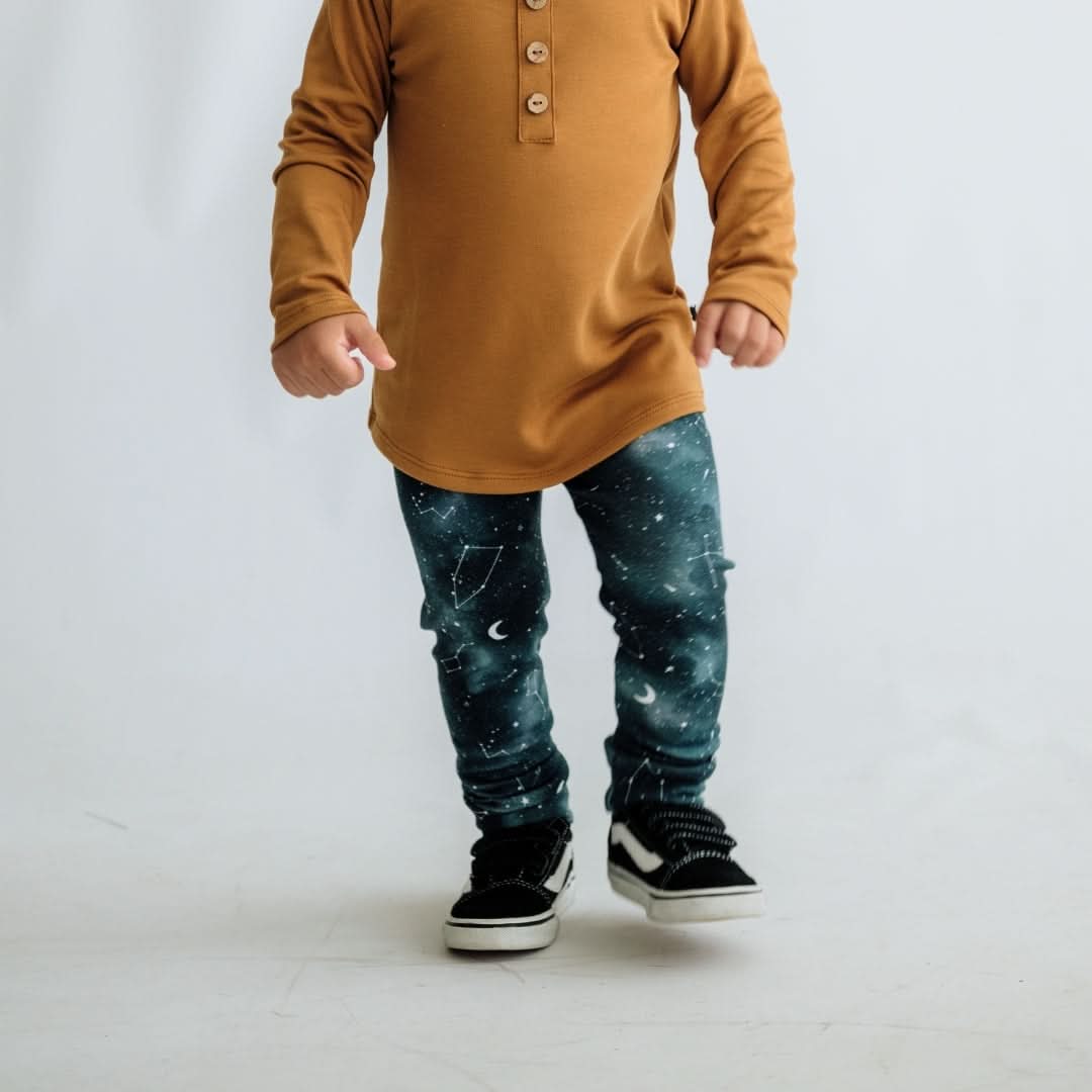 Kids' Bamboo Leggings | Outer Space