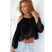 Summer Halter neck crop Lace blouse tank top