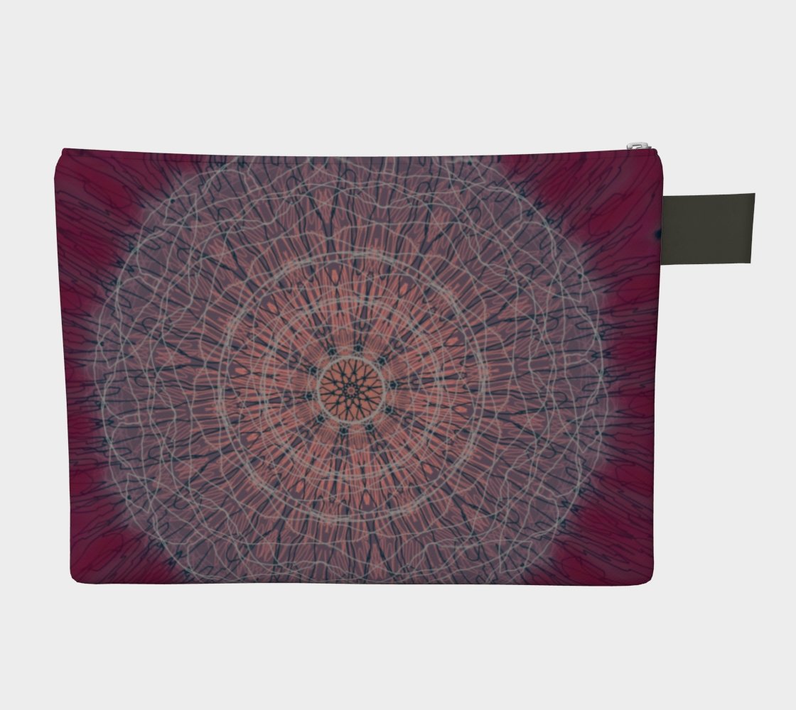 Zippered Cotton Canvas Carry All | Meditative Mandala