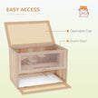 2- Tier Wooden Crafted Hamster Rodent Habitat Cage