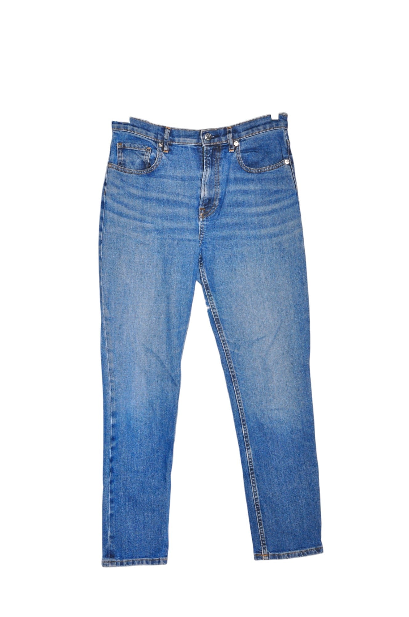 EVERLANE Women Straight-Legged Jeans Regular fit in Blue - 28