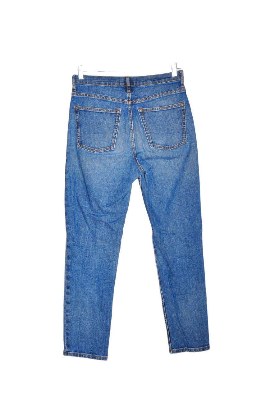 EVERLANE Women Straight-Legged Jeans Regular fit in Blue - 28