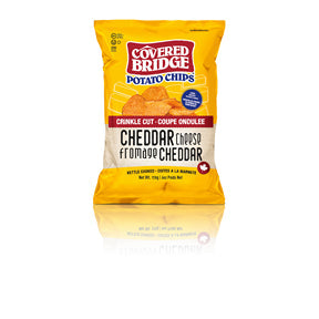 Covered Bridge Potato Chips - Cheddar Cheese - Crinkle Cut (170g)