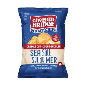 Covered Bridge Potato Chips - Sea Salt - Crinkle Cut (170g)
