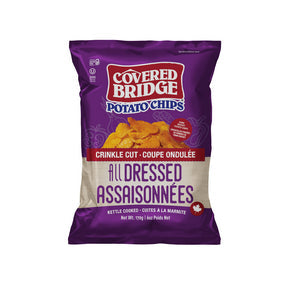 Covered Bridge Potato Chips - All Dressed - Crinkle Cut (170g)