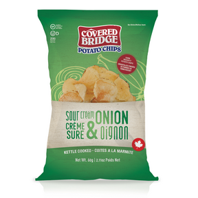 Covered Bridge Potato Chips - Sour Cream & Onion (60g)