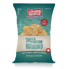 Covered Bridge Potato Chips - Sea Salt & Vinegar (60g)