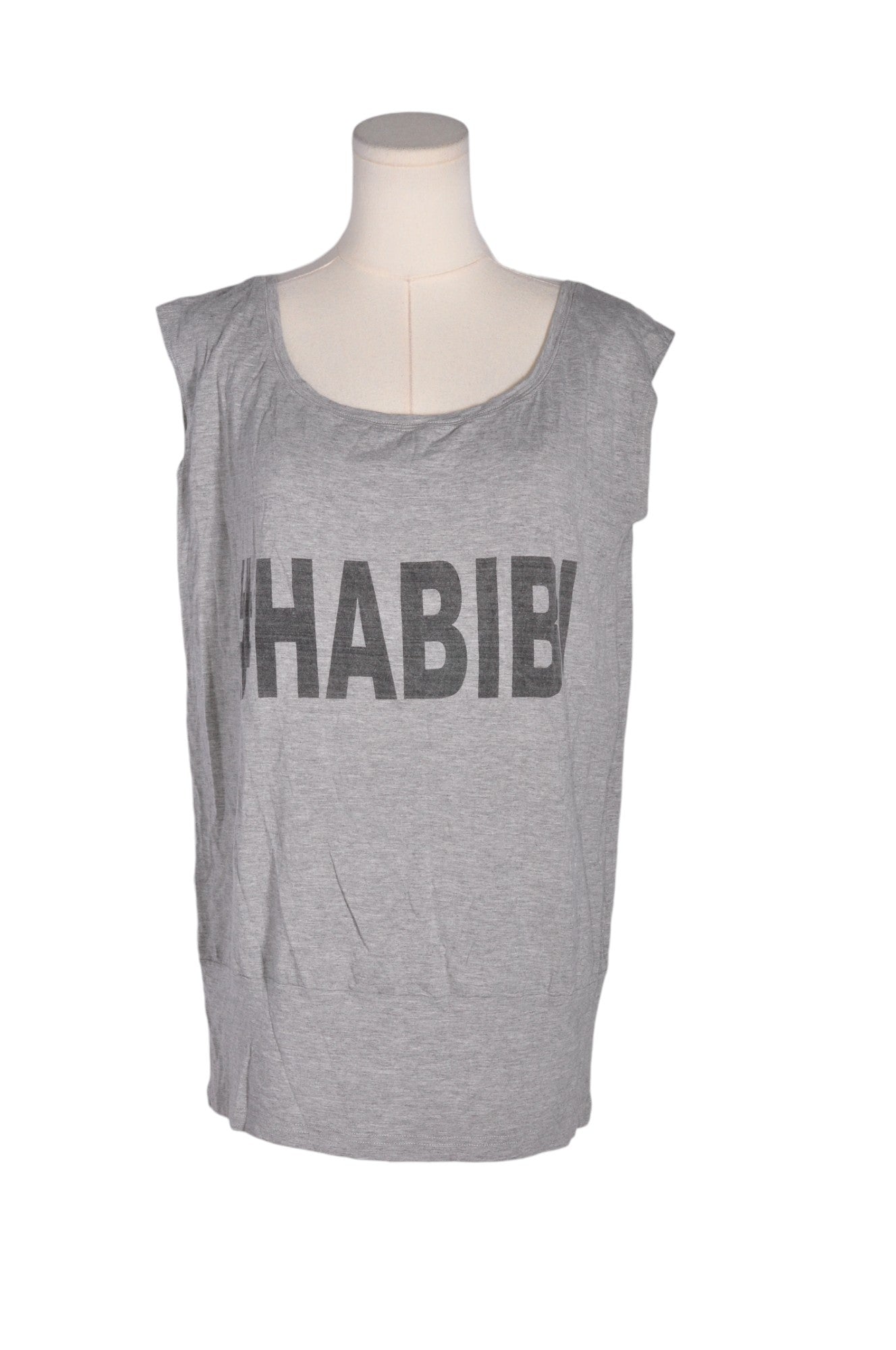 UNBRANDED Women Tank Tops Regular fit in Gray - L