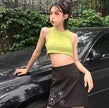 Summer Halter neck tank Tops and Skirt Outfit set