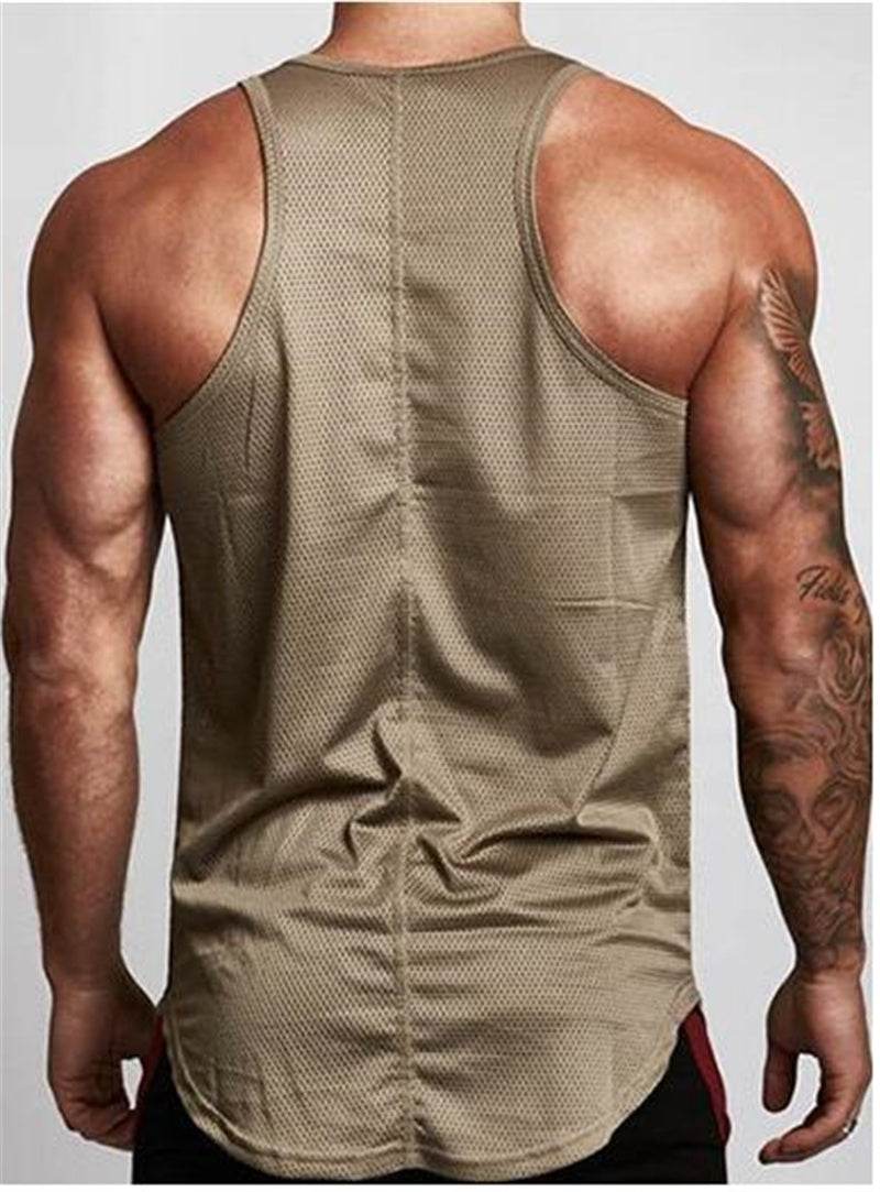 Sleeveless Sportwear vest Fitness Workout Gym Tank top for men