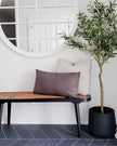 Anto Black Cement Planter 13''