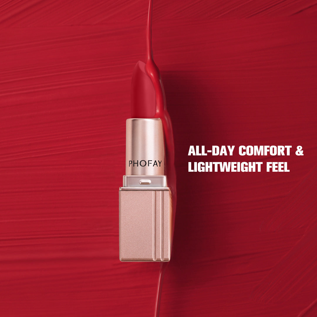 PHOFAY Matte Lipstick – Long-Lasting Waterproof Lip Colour (Singles & Sets)