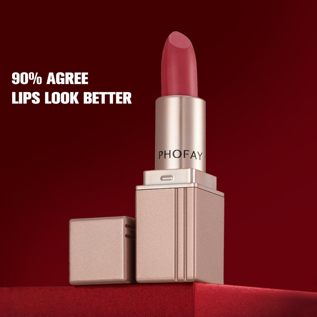 PHOFAY Matte Lipstick – Long-Lasting Waterproof Lip Colour (Singles & Sets)