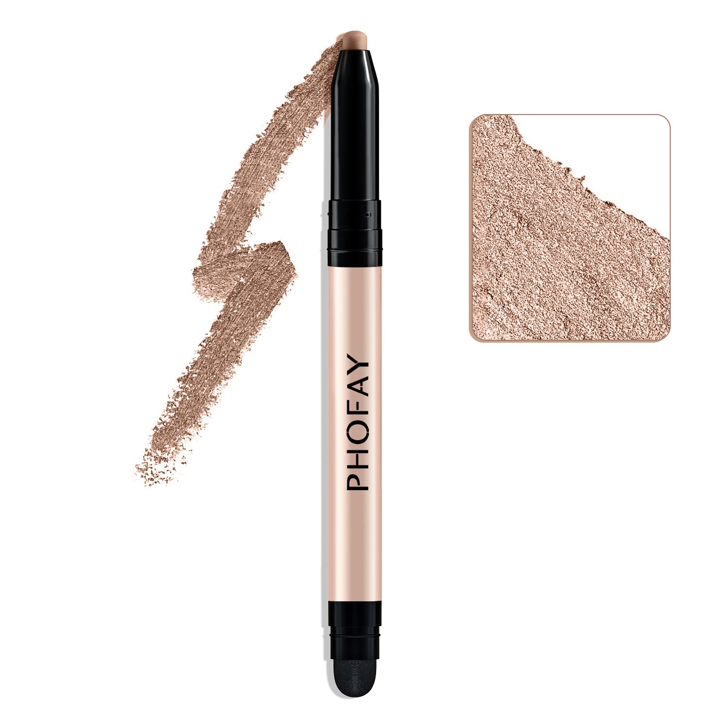 PHOFAY Eyeshadow Stick – Waterproof Blendable Colour (12 Shades)