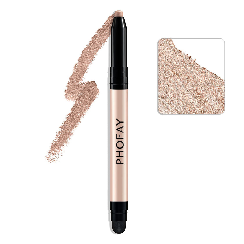 PHOFAY Eyeshadow Stick – Waterproof Blendable Colour (12 Shades)