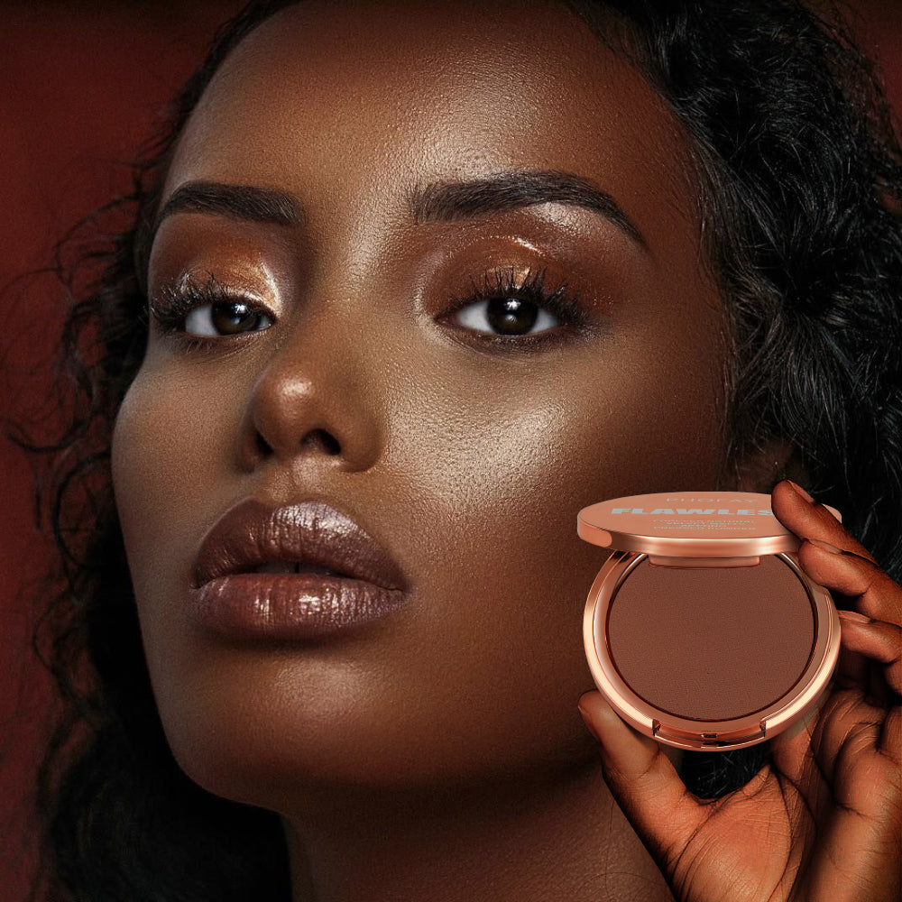 PHOFAY Matte Setting Pressed Powder – Flawless Finish Face Powder (8g, Multiple Sets)