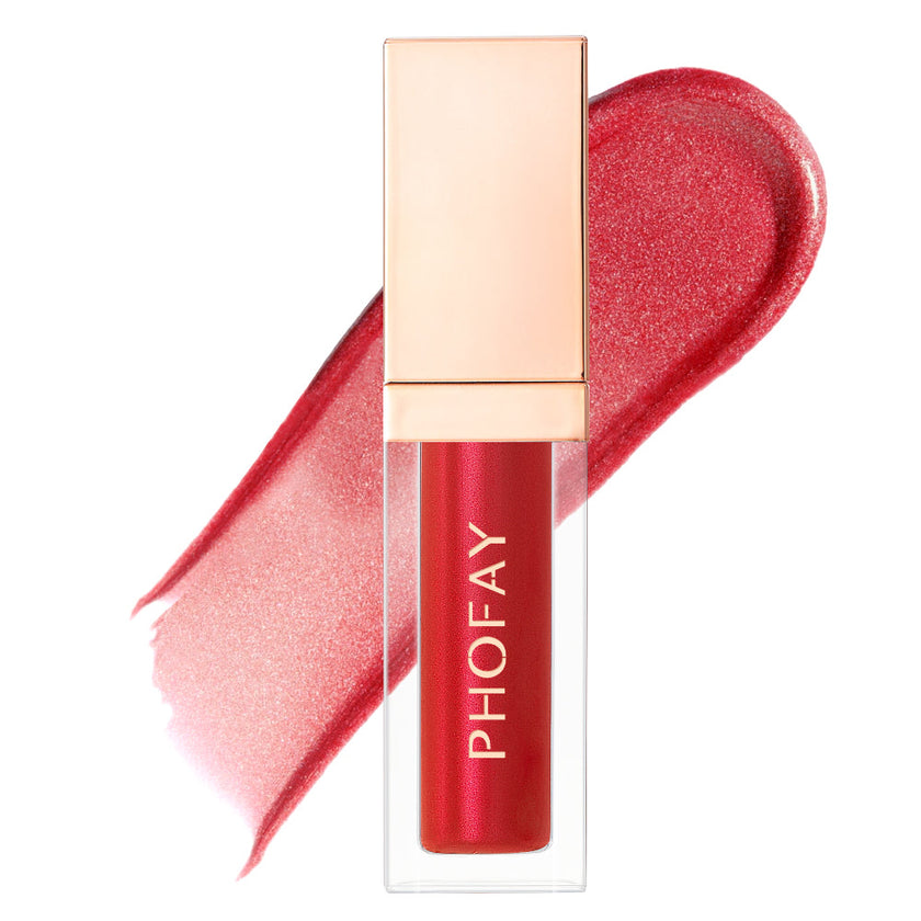 PHOFAY Ultra-Glossy Lip Gloss – High-Shine Colour, 6ml (8 Shades + Set)