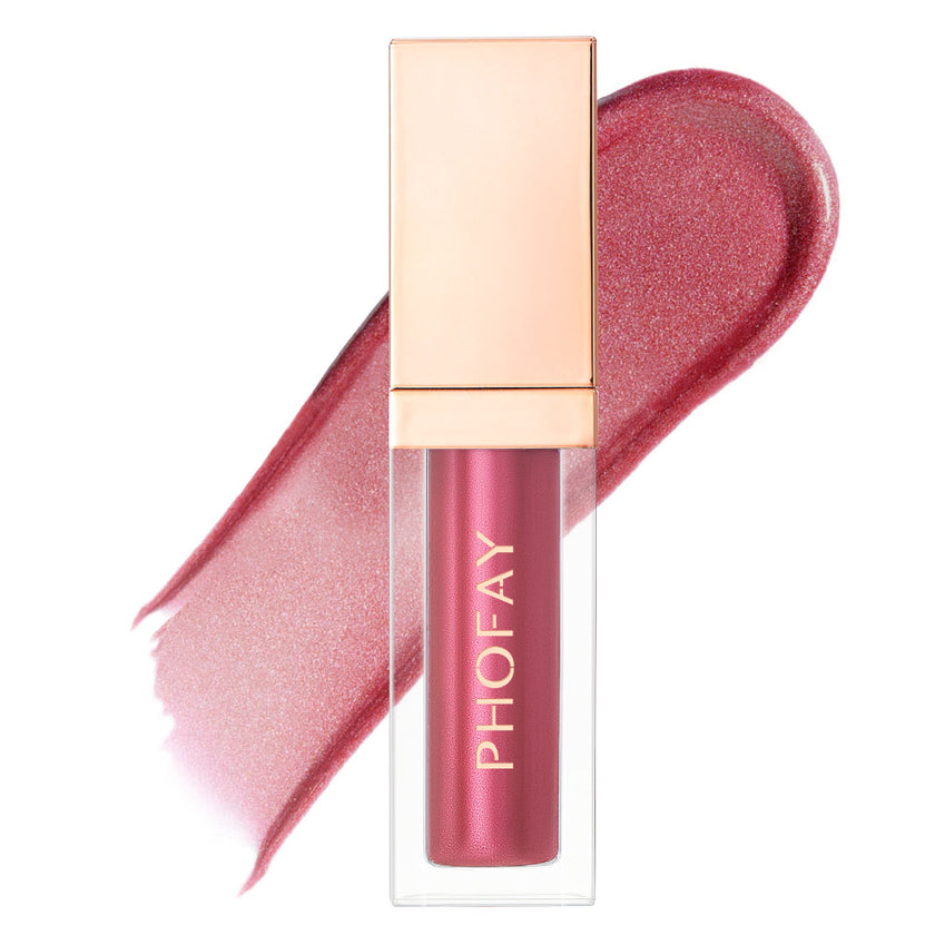 PHOFAY Ultra-Glossy Lip Gloss – High-Shine Colour, 6ml (8 Shades + Set)