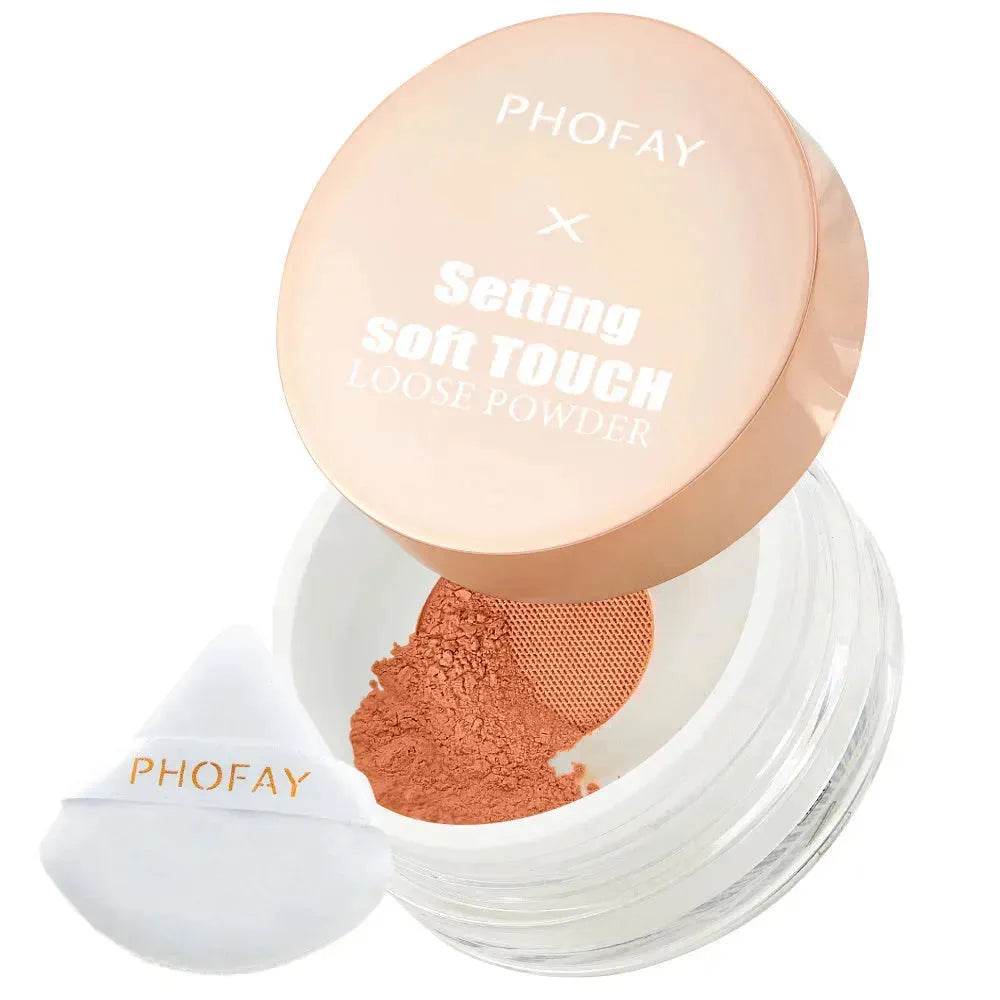 PHOFAY Soft Touch Loose Setting Powder Smooth Long Lasting Makeup