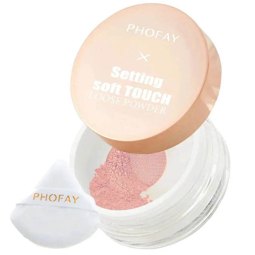 PHOFAY Soft Touch Loose Setting Powder Smooth Long Lasting Makeup