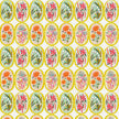 Paintbrush Studio - Flower Medallions White/Green 118in Wide Back