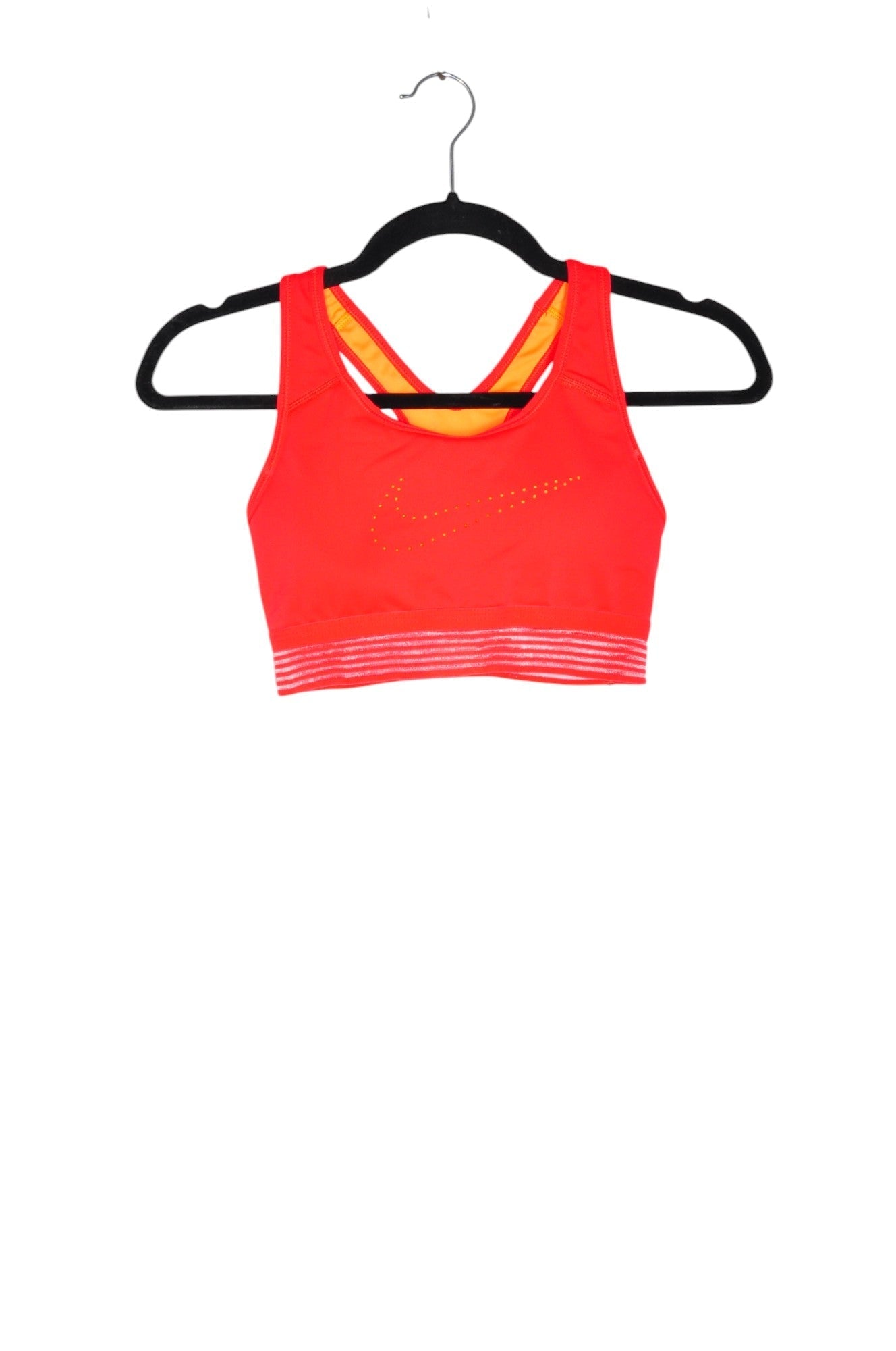 NIKE Women Activewear Sports Bras Regular fit in Orange - XS