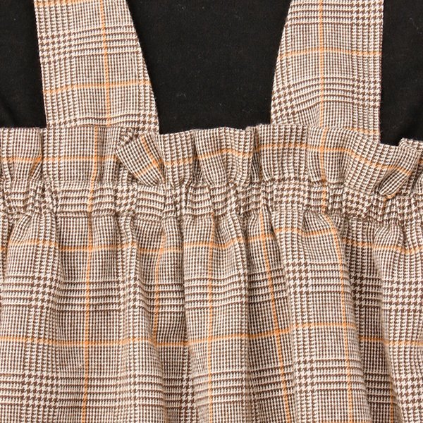 西松屋 ELFINDOLL ビエラレイヤード風長袖ワンピース 正規品