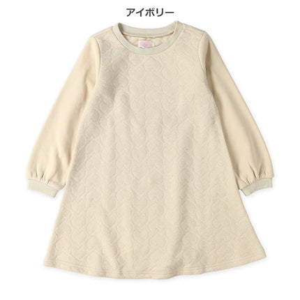 西松屋 ELFINDOLL CLASSIC ニットキルトハートワンピース 正規品