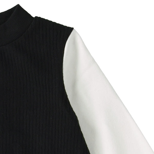 西松屋 ELFINDOLL CLASSIC 表起毛リブ風長袖ワンピース 正規品