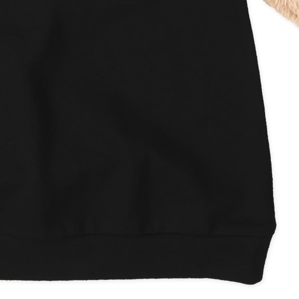 西松屋 ELFINDOLL 裏起毛胸&袖ファー長袖ワンピース 正規品