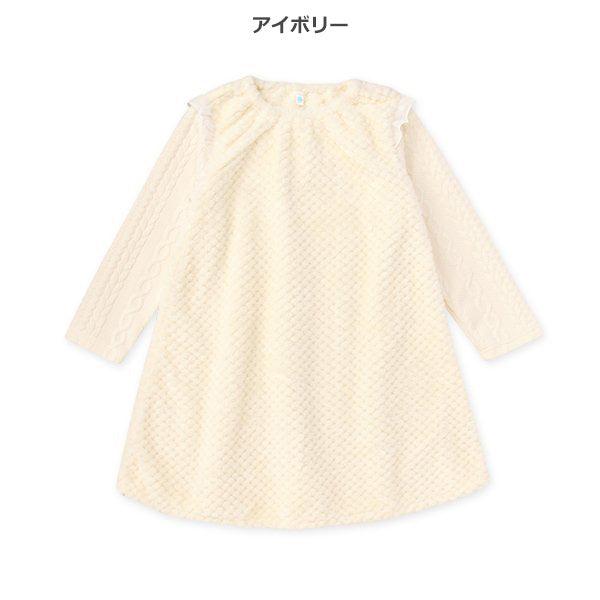 西松屋 ELFINDOLL フリースビスケット長袖ワンピース 正規品