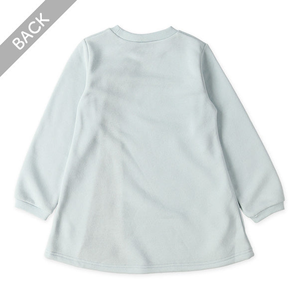 西松屋 ELFINDOLL 裏起毛チェック前切り替え長袖ワンピース 正規品