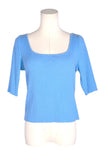 H&M Women Knit Tops Regular fit in Blue - L