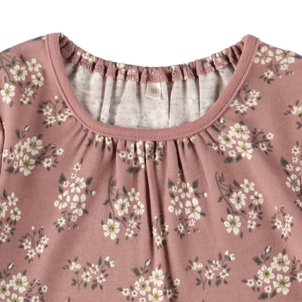 西松屋 ELFINDOLL レースボアベスト＆花総柄長袖ワンピースセット 正規品