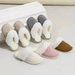 Winter Warm Plush Slippers for Women and Men, Non-Slip Fuzzy House Shoes