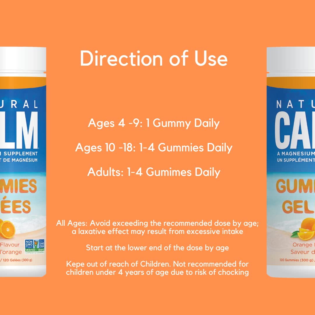 Natural Calm Gummies - Orange (120gmy)