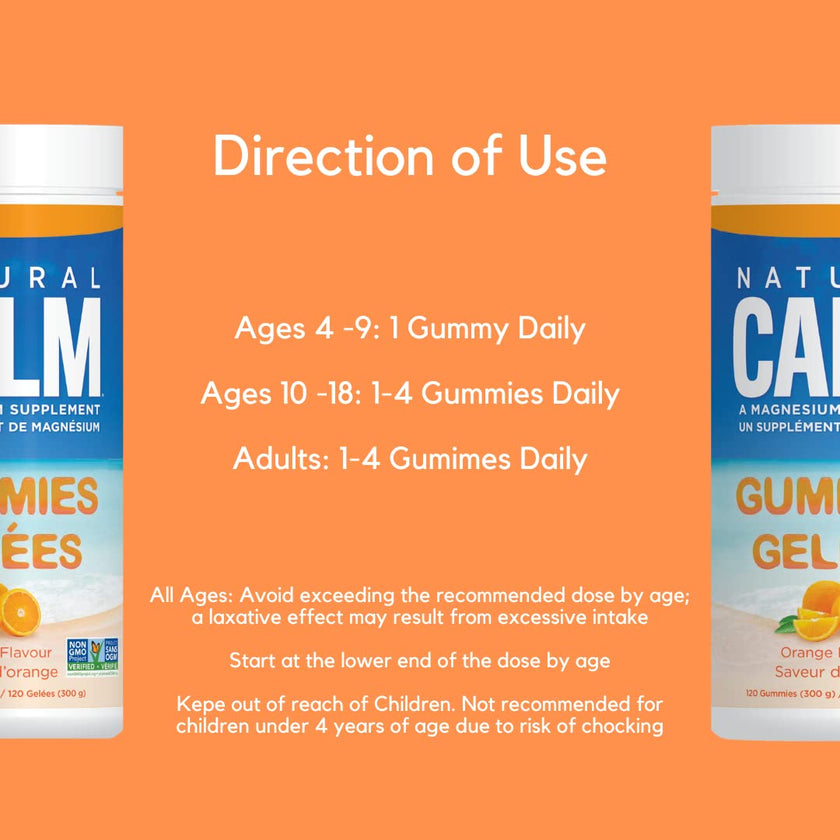 Natural Calm Gummies - Orange (120gmy)