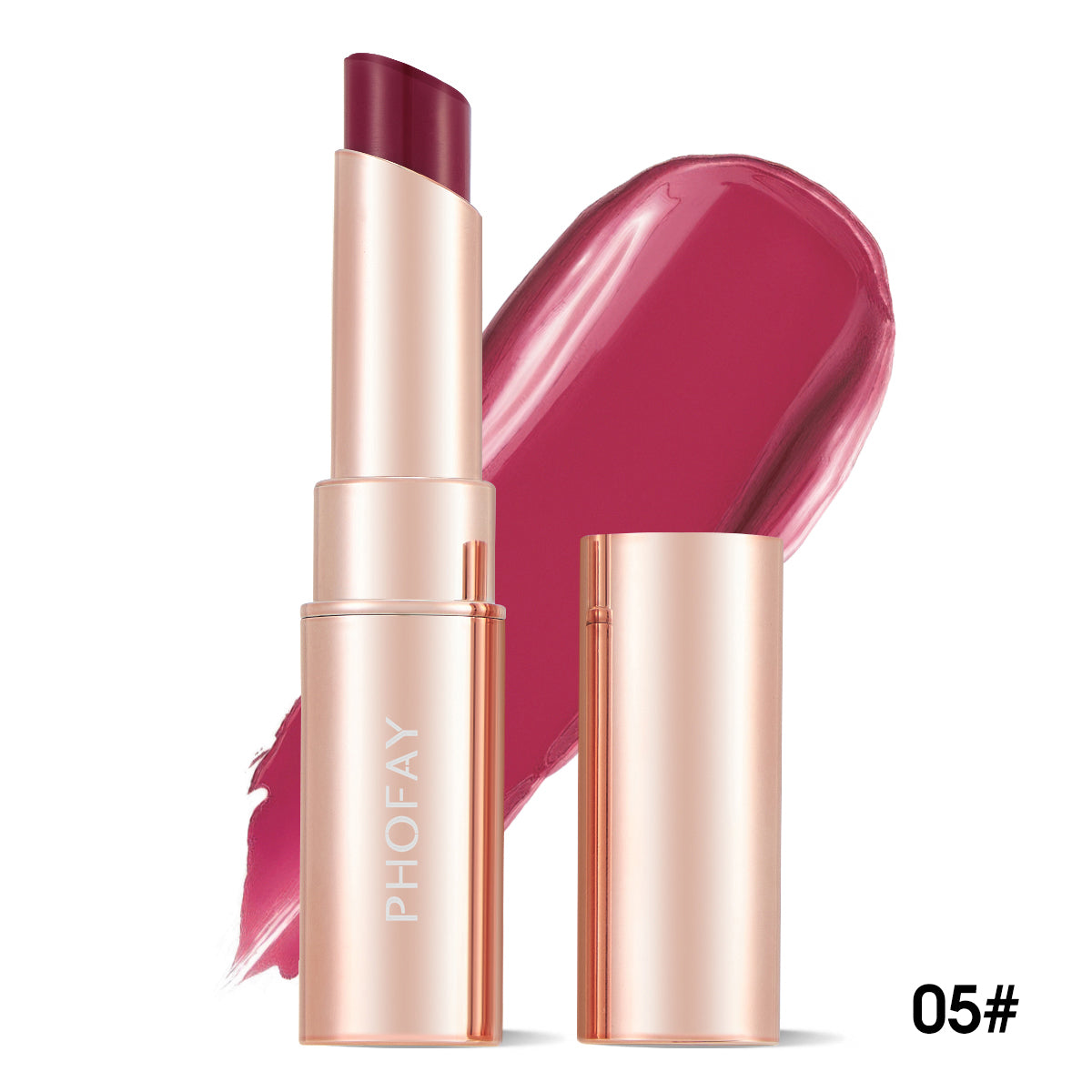 PHOFAY Moisturizing Lipstick – Hydrating Long-Wear Formula, 3.5g (8 Shades + Set)