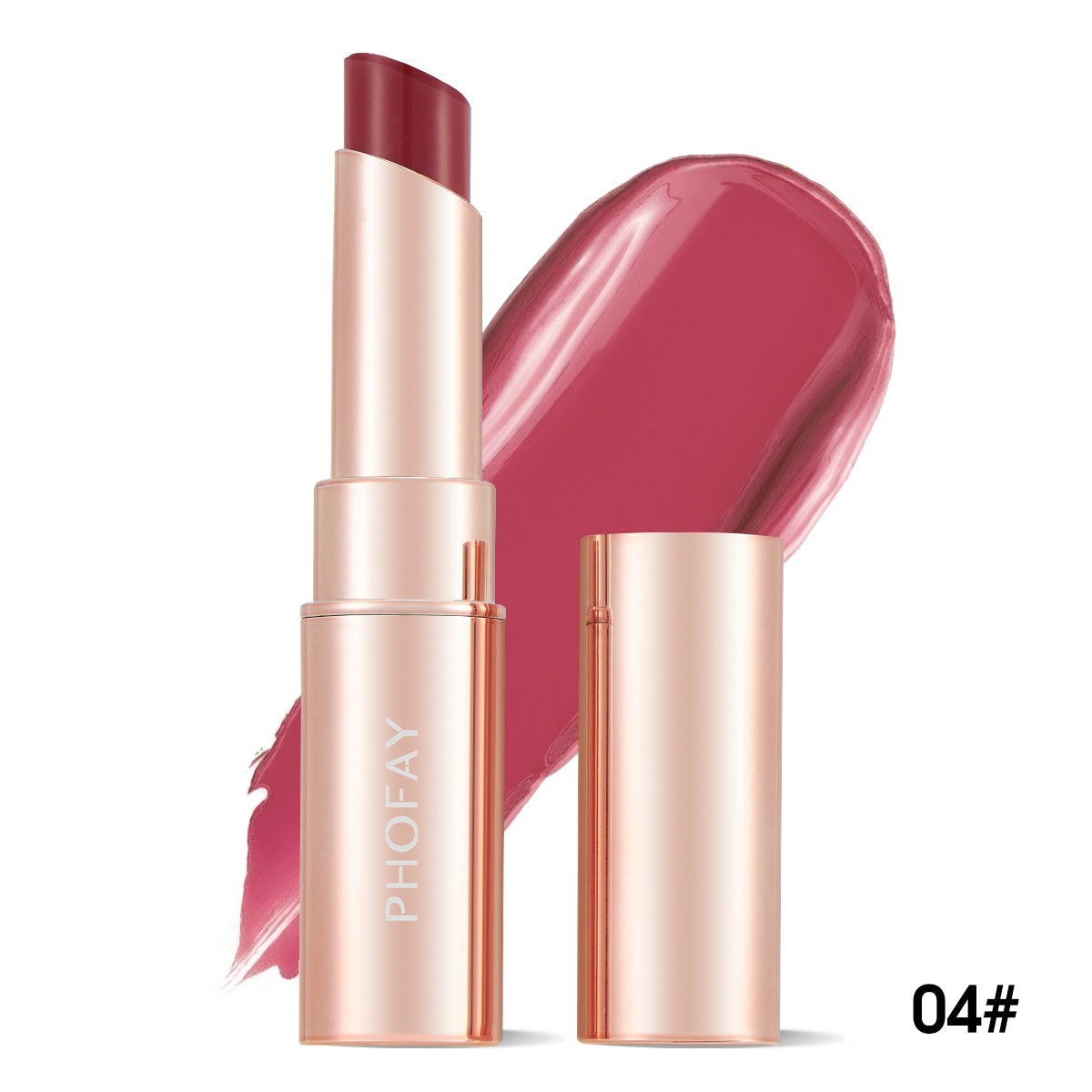 PHOFAY Moisturizing Lipstick – Hydrating Long-Wear Formula, 3.5g (8 Shades + Set)
