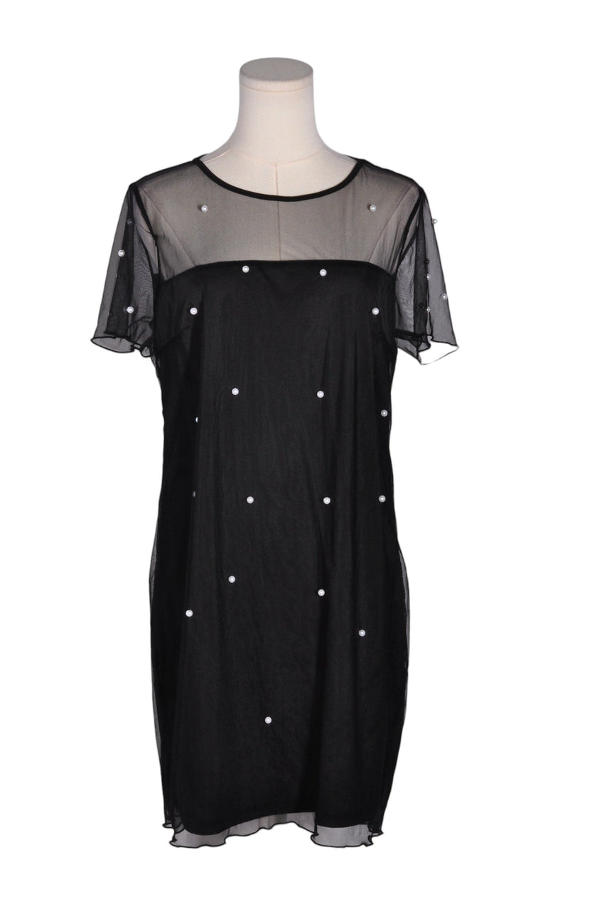 SHEIN Women Shift Dresses Regular fit in Black - L