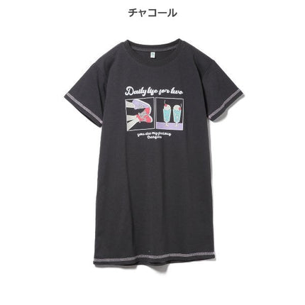 【西松屋正規品】ＭＤロゴビッグＴワンピ５