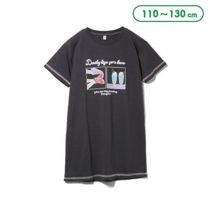 【西松屋正規品】ＭＤロゴビッグＴワンピ５