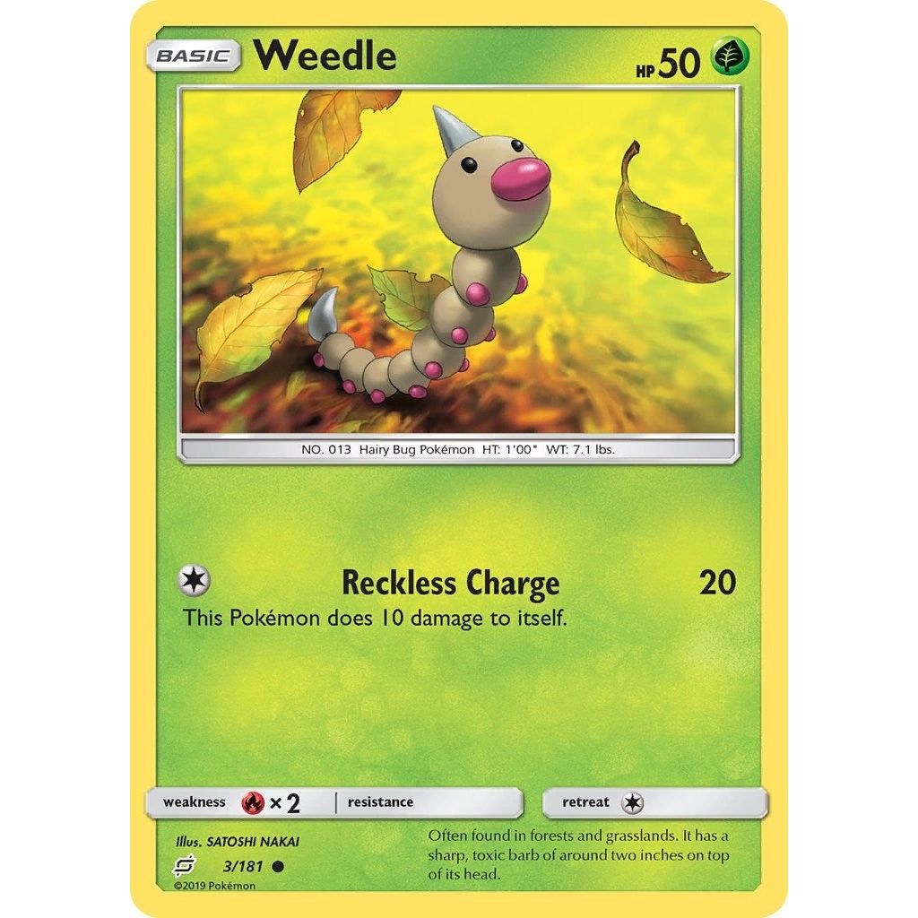 Weedle (3) (3/181) (SM9)