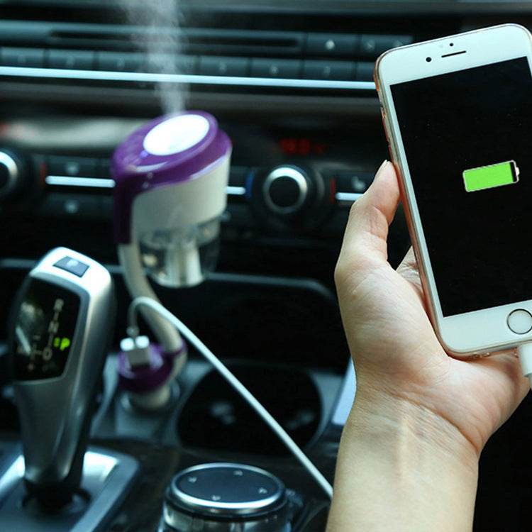 USB Aromatherapy Car diffuser with phone Charging Port