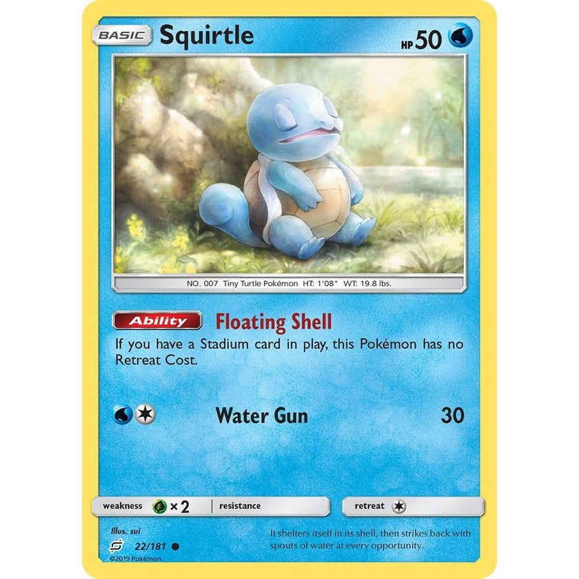 Squirtle (22) (22/181) (SM9)