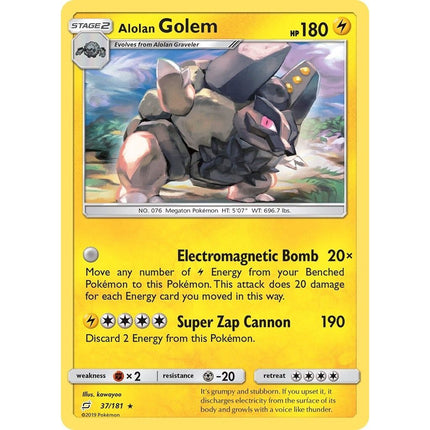 Alolan Golem (37/181) (SM9)