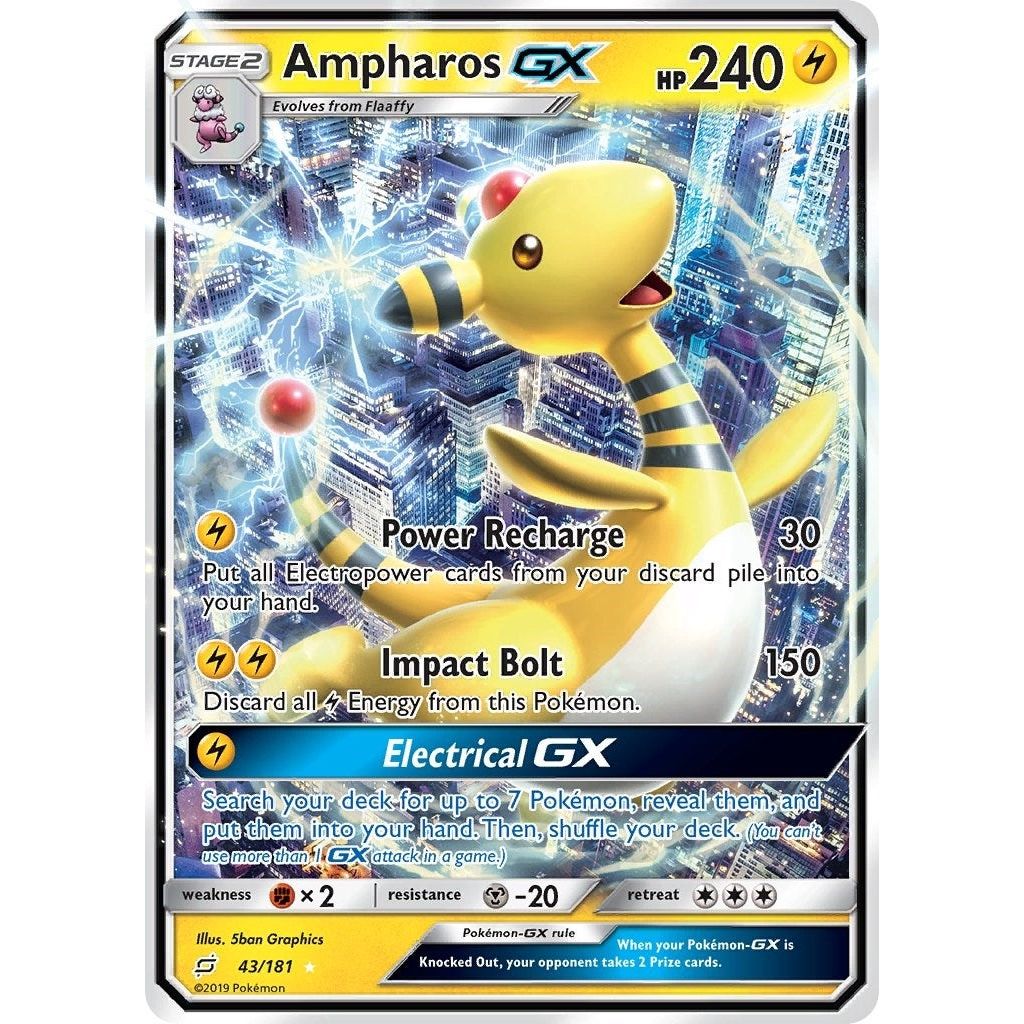Ampharos GX (43/181) (SM9)