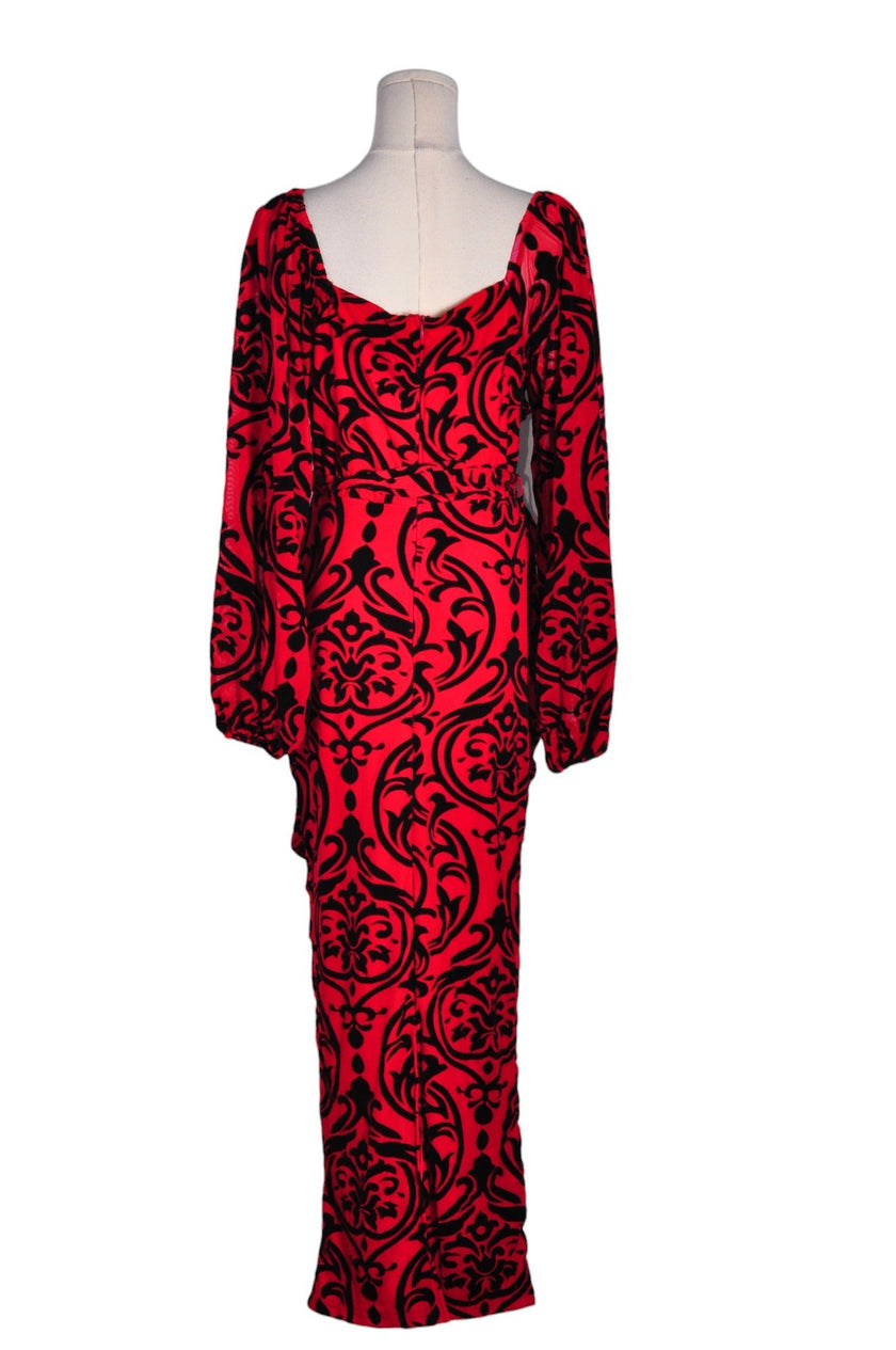 SHEIN Women Bodycon Dresses Regular fit in Red - L