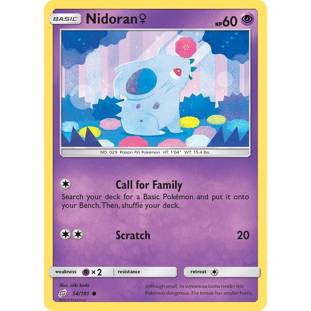 Nidoran F (54/181) (SM9)